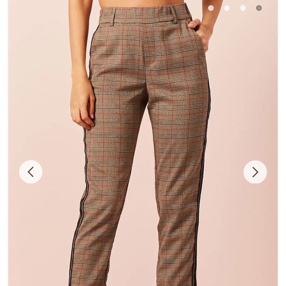 Brown plaid pants forever 21 Clearance
